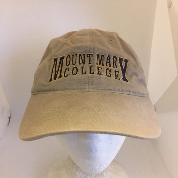 Vintage Mount Mary college hat 1990s 80s D22 - image 1