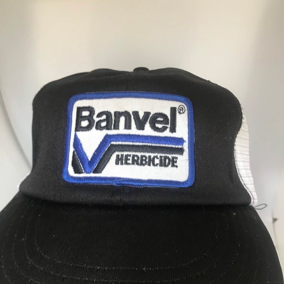 Vintage Banvel herbicideTrucker Snapback hat adju… - image 2