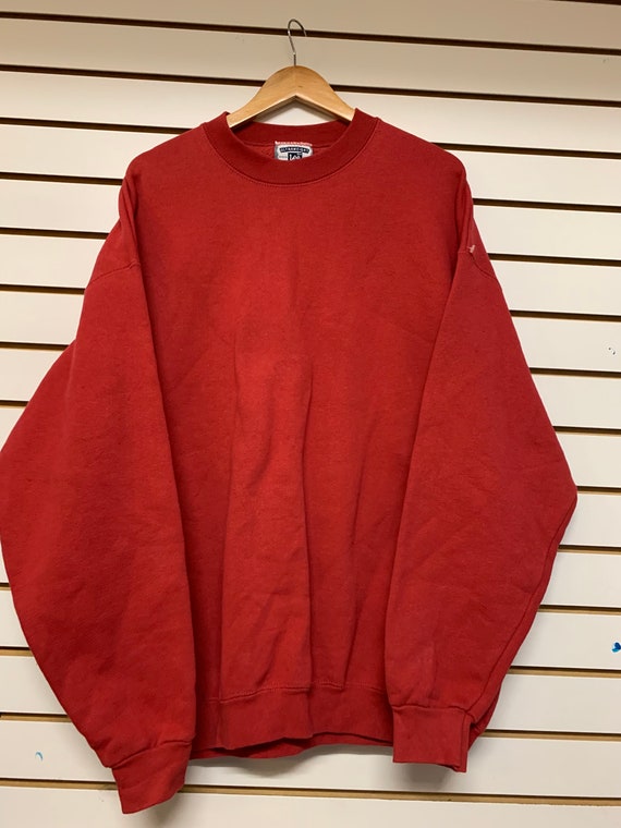 Vintage blank lee red crewneck Sweatshirt size 2 X