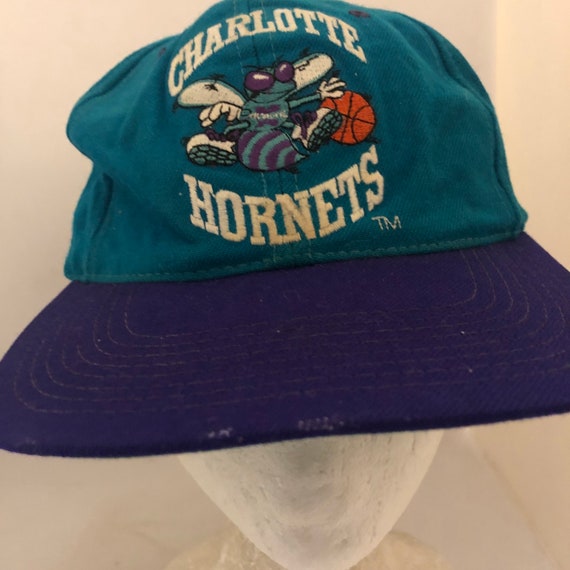 Vintage Charlotte Hornets Snapback hat adjustable… - image 3