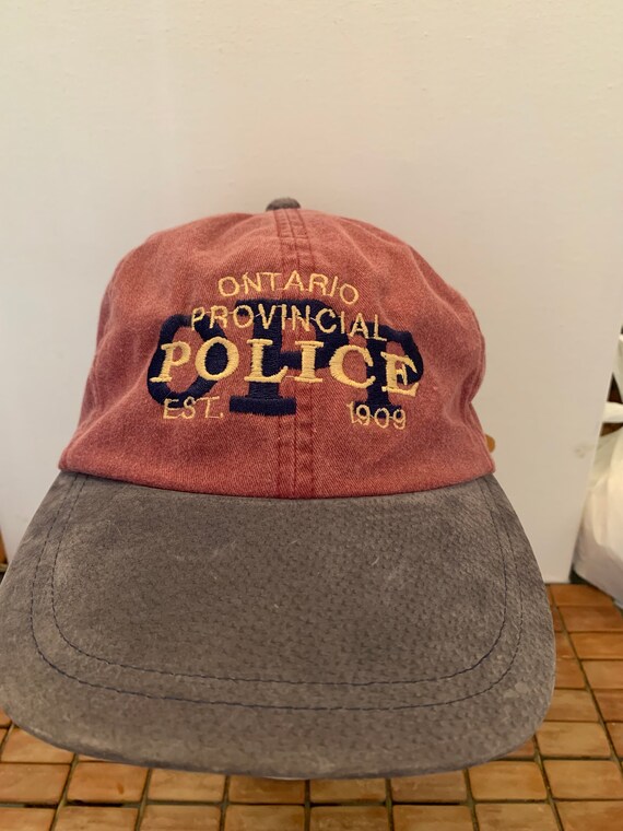 Vintage Ontario provincial police strap back hat … - image 2