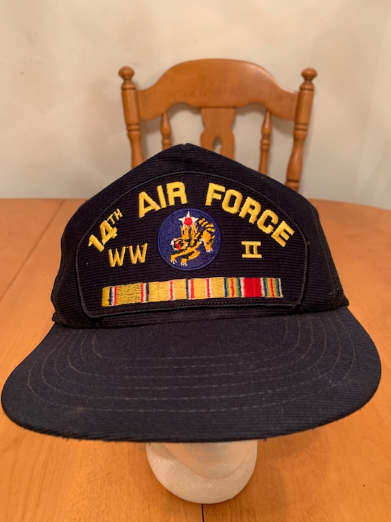 Vintage WW2 Air Force Trucker Snapback hat 1990s … - image 2