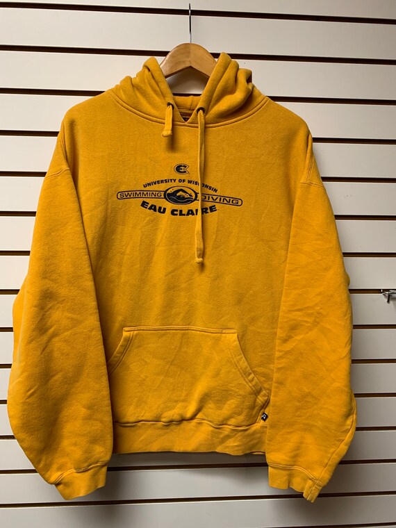 Vintage university of wisconsin eau claire hoodie 