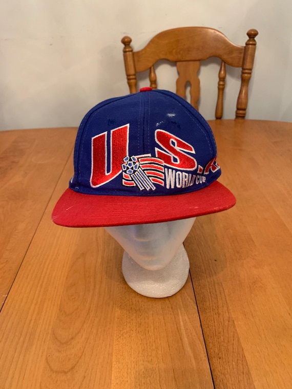 Vintage 1994 USA World Cup Trucker Snapback hat 19