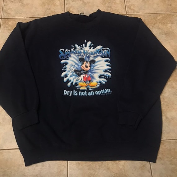 Vintage Disney world splash Mountain Crewneck swea
