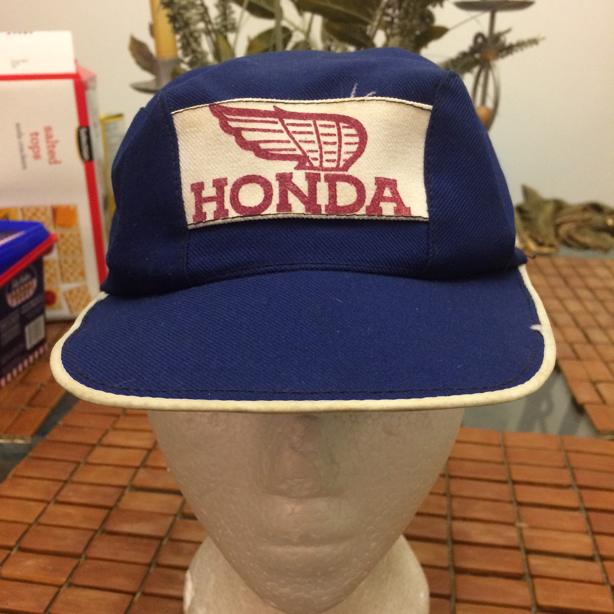 美品　ドライボーンズ　ダックハンター　ワークキャップ　帽子　ビンテージ　古着 ビンテージ60's☆DEADSTOCKワークキャップ黒size 6 3/4