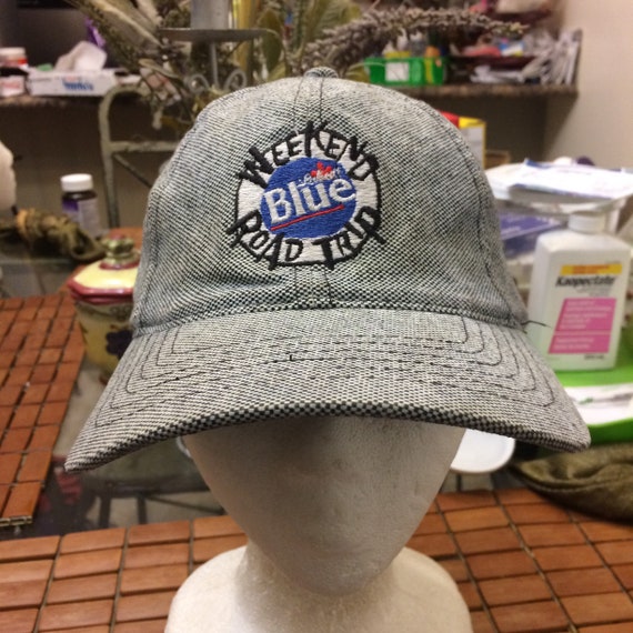 Vintage Labatt Blue Strapback Hat 1980s 