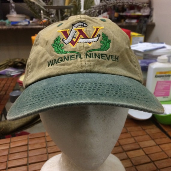 Vintage Wagner nineveh lumber New york Trucker Snapba… Gem