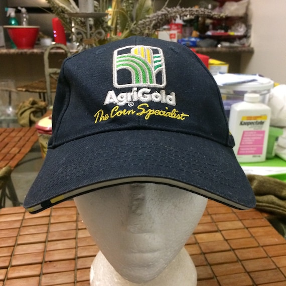 Vintage Argigold corn strapback Hat 1990s - image 1