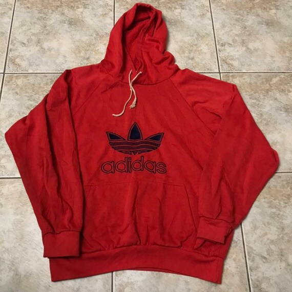 Vintage 80s adidas hoodie - Gem