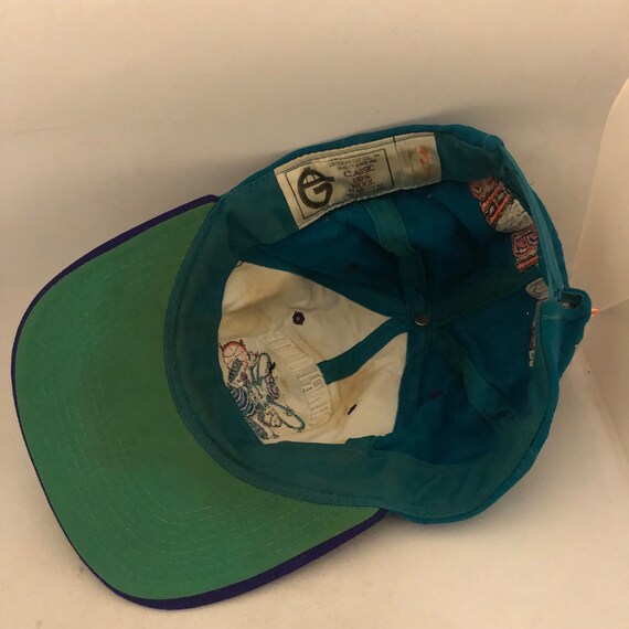 Vintage Charlotte Hornets Snapback hat adjustable… - image 7