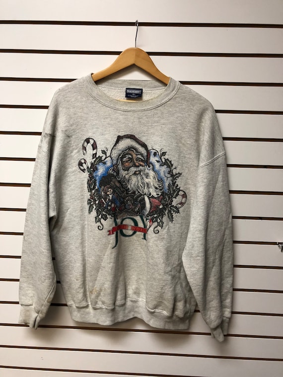Vintage Santa Clause Sweatshirt size XL 1990s 80s