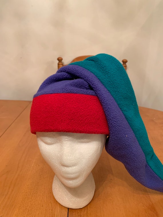 Vintage landsend jester hat 1990s 80s R1