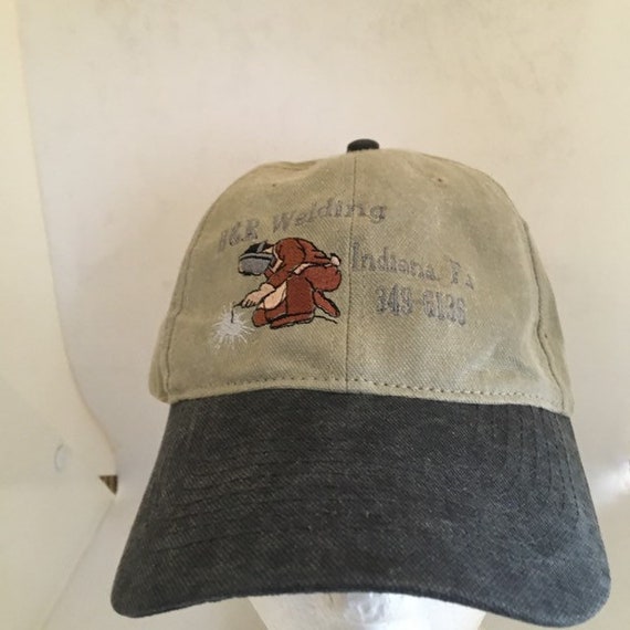 Vintage B&R welding Indiana Strapback Hat 1990s 1… - image 2