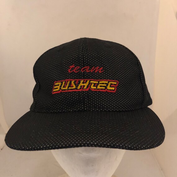 Vintage Team Bushtec Trucker SnapBack hat adjusta… - image 2