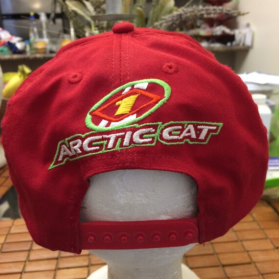 Vintage Arctic cat ZL Trucker SnapBack hat 1980s … - image 3