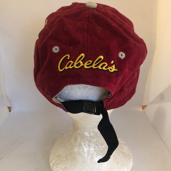 Vintage Cabelas Strapback hat adjustable 1990s 19… - image 3