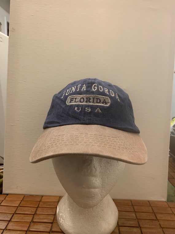 Vintage Punta Gorda Florida Strapback hat adjustab