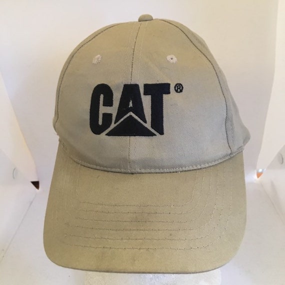 Vintage Cat Strapback Hat 1990s 1980s adjustable … - image 1