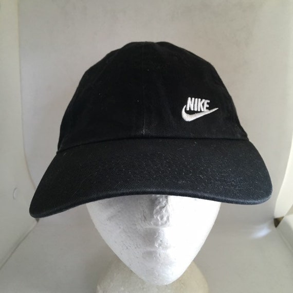 Vintage Nike Strapback Hat Adjustable 1990s 80s D2 - image 1