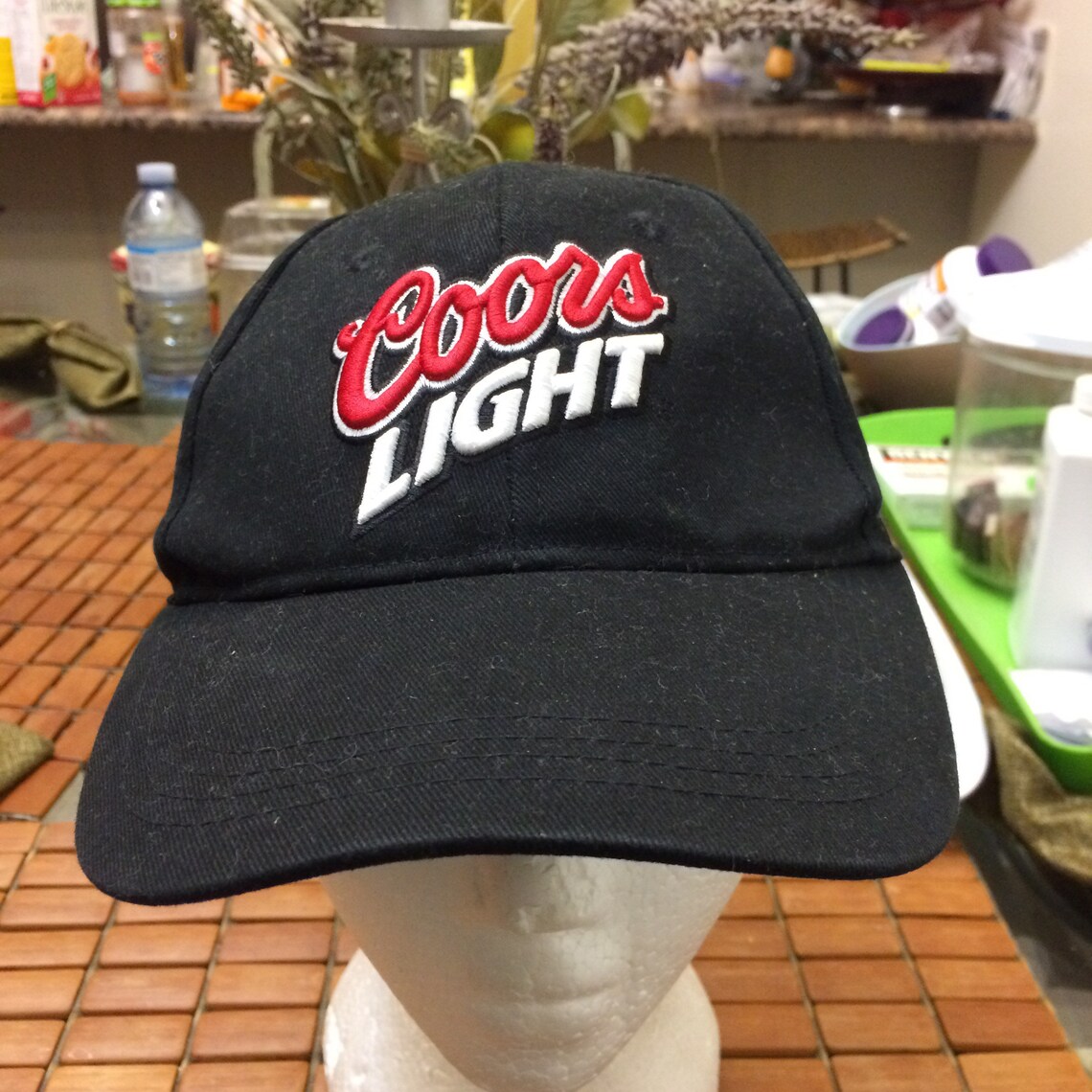 Vintage Coors Light Fitted Hat Adjustable Flex Fit 1990s Etsy