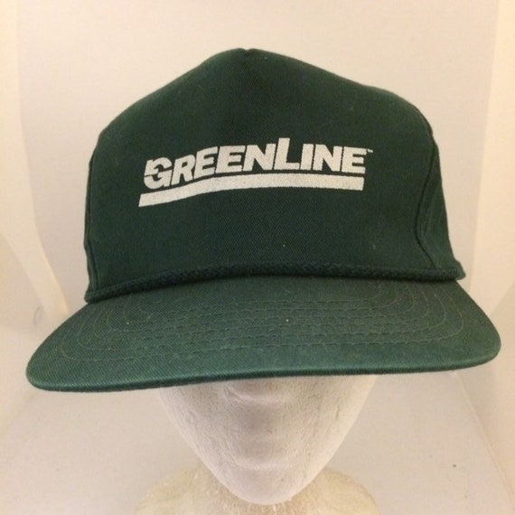 Vintage Greenline Trucker SnapBack hat 1990s 80s D