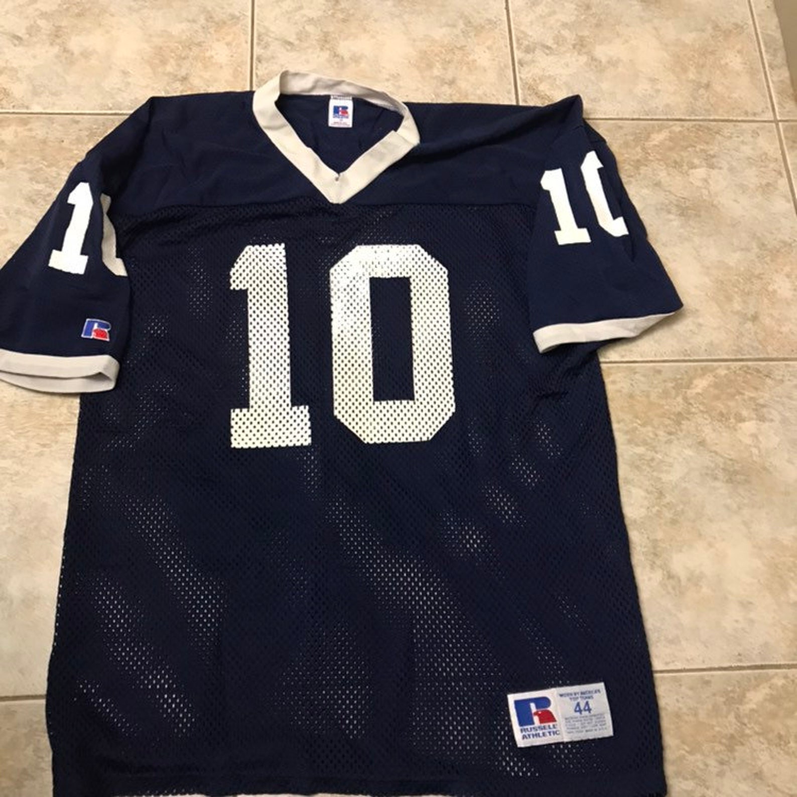 Vintage Penn State Game Worn Football Jersey Size 44 Russell Etsy