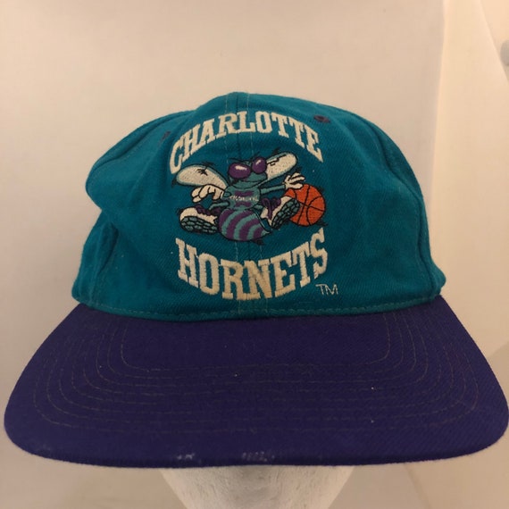 Vintage Charlotte Hornets Snapback hat adjustable… - image 2