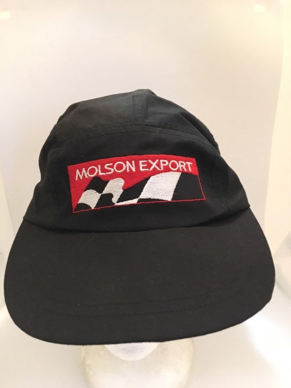 Vintage Molson Export Strapback hat 1990s 80s JA13