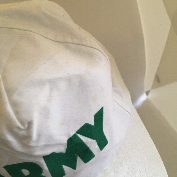 Vintage Army Trucker Snapback hat 1990s 80s Z1 - Gem