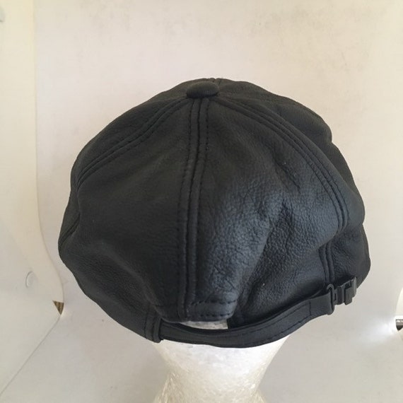 ヴィンテージ本革ストラップバックキャップ帽子調節可能1990年代1980