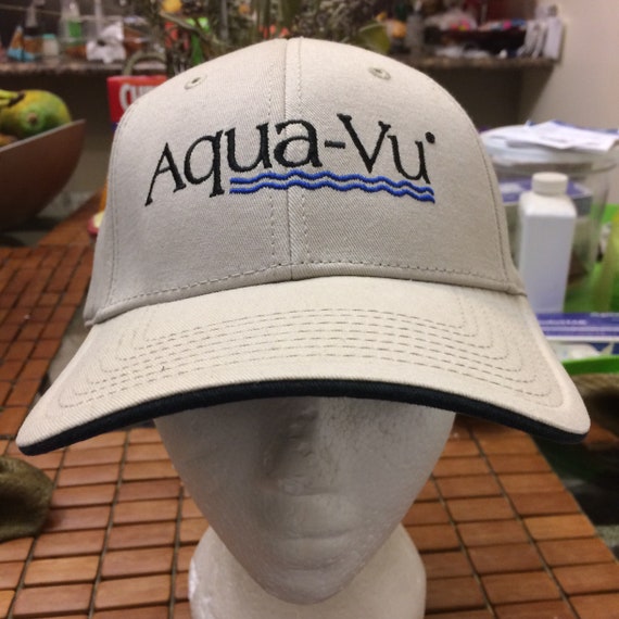 Vintage Aqua vu Strapback  hat 1980s 90s - image 1