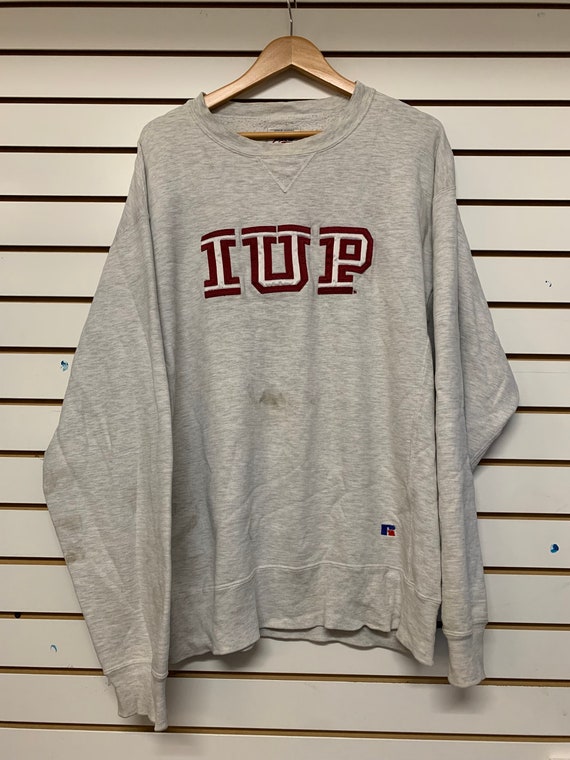 Vintage IUP crewneck Sweatshirt size large 1990s 8
