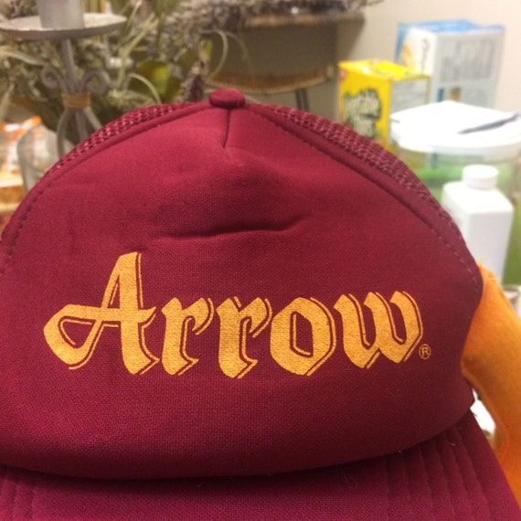 Vintage Arrow Trucker Snapback hat adjustable 198… - image 2