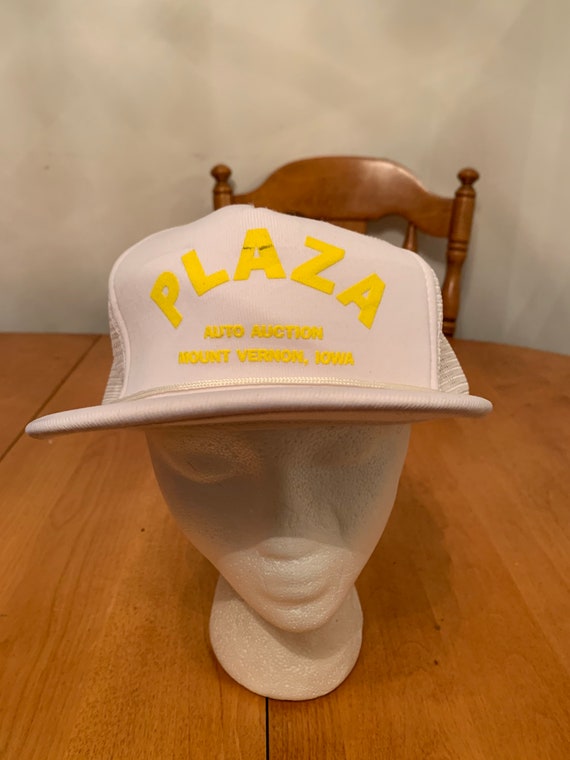 Vintage plaza Trucker Snapback hat 1990s 80s R1