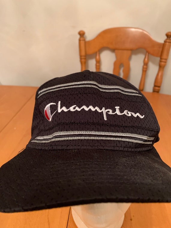 Vintage champion flex fitted hat 1990s 80s R1 - image 2