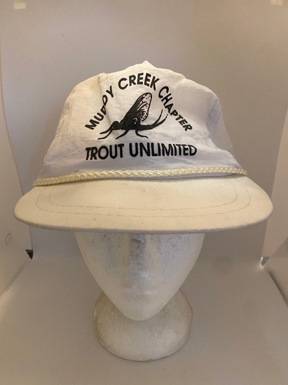 Vintage Trout unlimitedTrucker SnapBack hat 1990s 