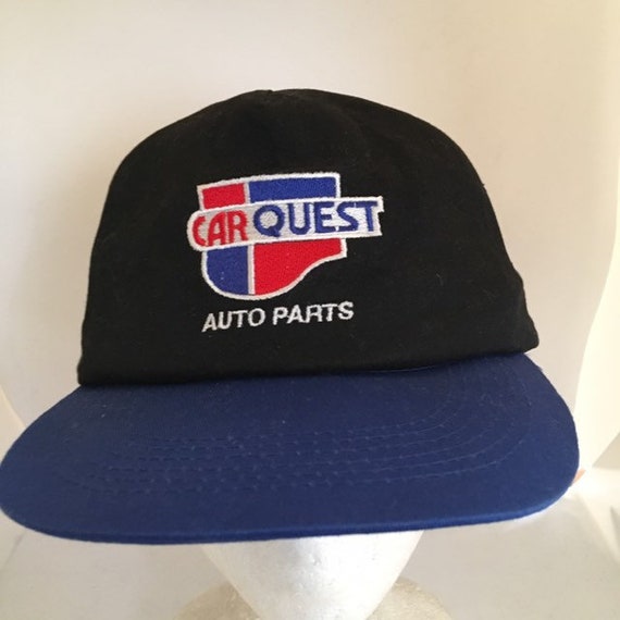 Vintage car quest auto parts SnapBack Hat 1990s 1… - image 2