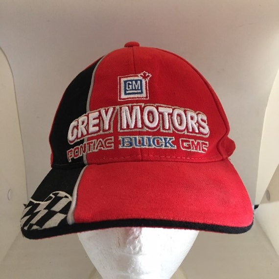 Vintage GM gray motors Strapback hat 1990s 80s ad… - image 2