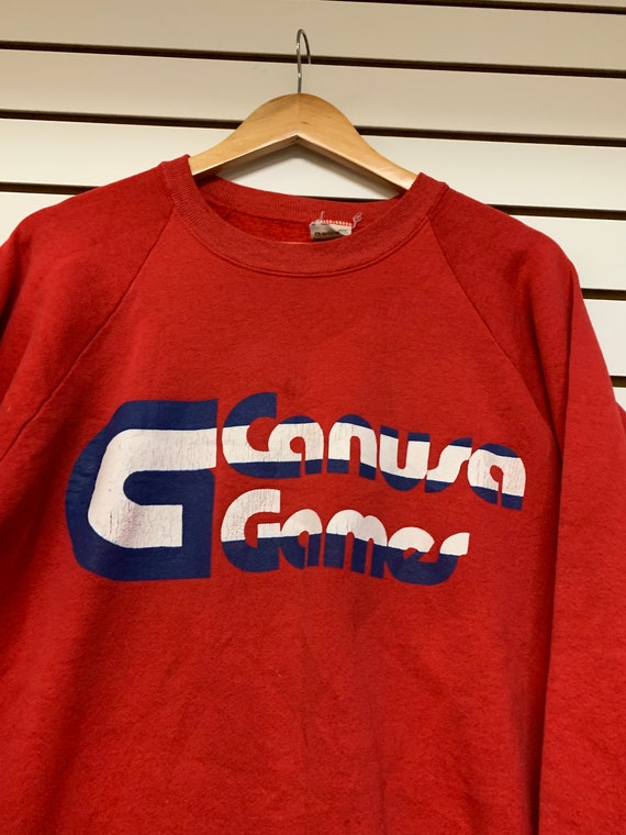 Vintage canusa games crewneck Sweatshirt size XL … - image 2