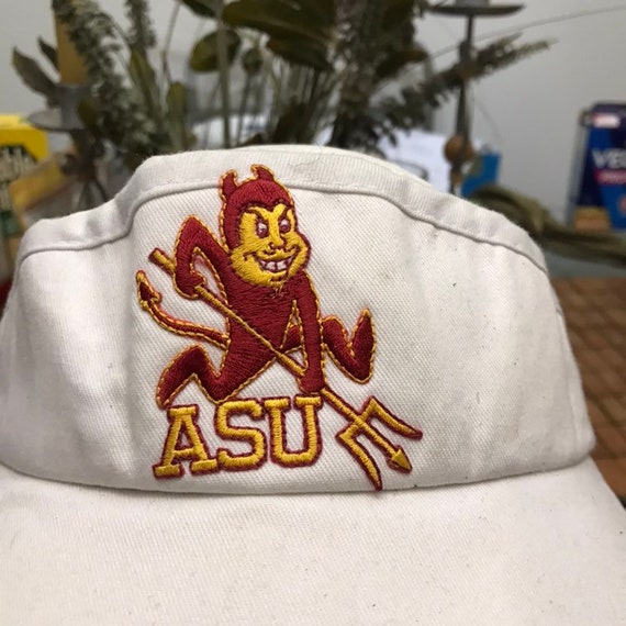 Vintage Arizona State sun Devils Visor Hat 1980s - image 3