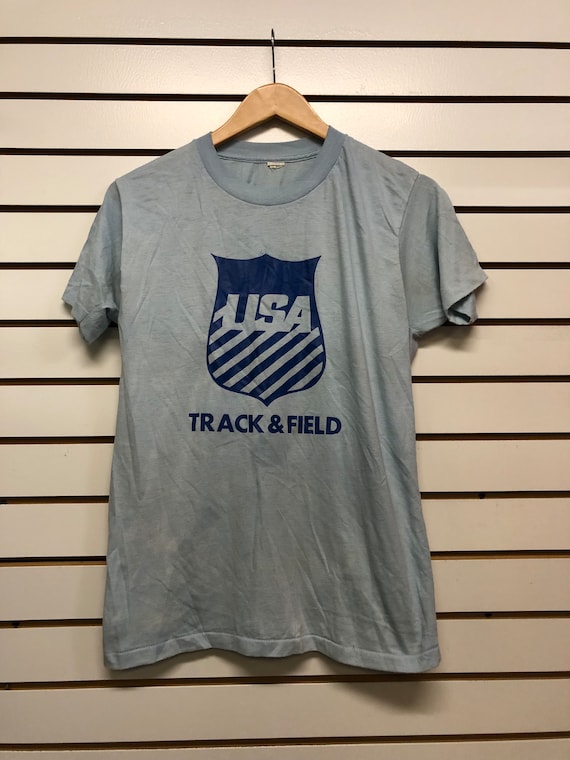 Vintage Team USA track and field T shirt size Larg