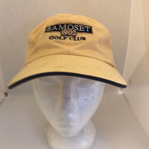 Vintage Samoset golf club Strapback hat 1990s 80s - image 2