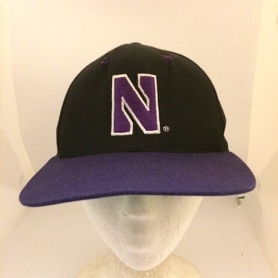 Vintage Northwestern university SnapBack hat 1990… - image 1