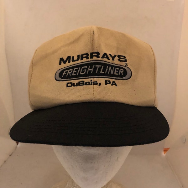 Vintage Murray’s Freightliner Dubois, Pennsylvania Trucker SnapBack hat adjustable 1990s 80s D13