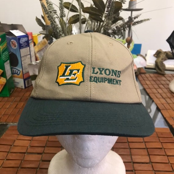 Vintage Lyons equipment Snapback Hat 1990s - image 1
