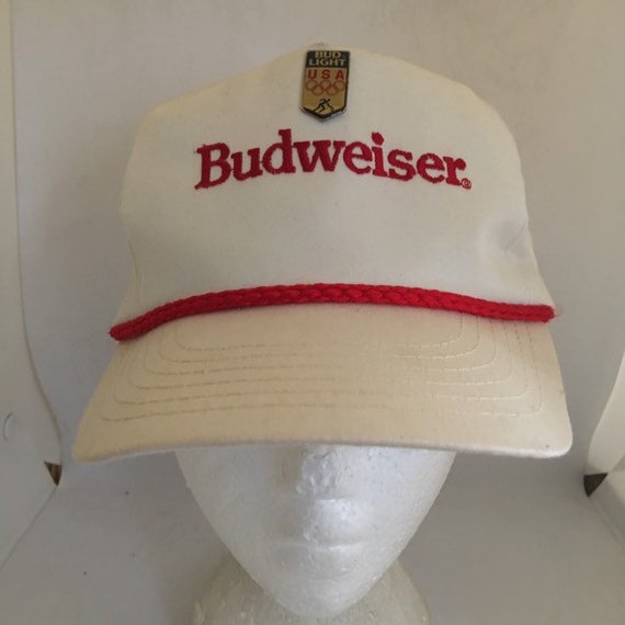 Vintage Budweiser Trucker SnapBack Hat cap 1980s … - image 1