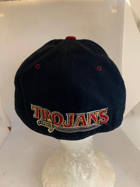 Vintage USC Trojans fitted hat size 7 1/8 1990s 8… - image 3
