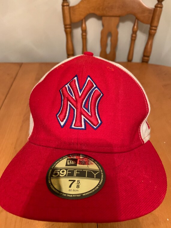 Vintage New York Yankees Fitted Hat 1990s 80s Size 7 5/8 - Etsy Israel