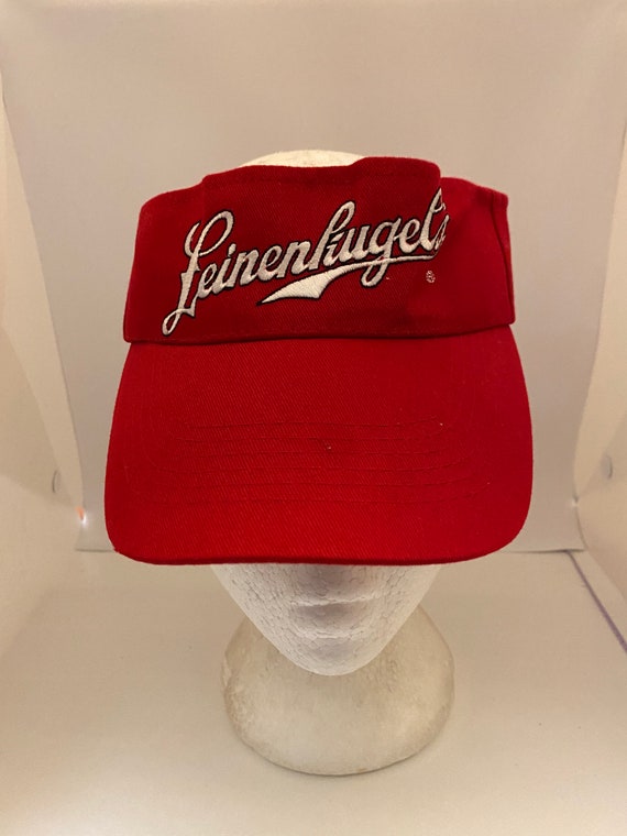 Vintage red Trucker SnapBack hat 1990s 80s J13 - image 1